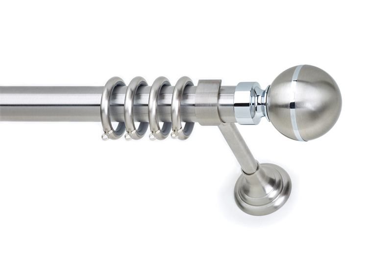 Anartisi - ΣΗΜΑΝΤΙΚΟ: Σε περίπτωση διαφοράς τιμής από το κατάστημα ισχύει παντα και μόνο η τιμή του καταστήματος Anartisi Κουρτινόξυλο Φ35 Venere Νίκελ Σατινέ